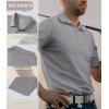 imageTACVASEN Mens Golf Shirt Dry Fit Mens Polo Shirts Short Sleeve Performance Golf Polos for Men with Collar Work Shirts09light Grey