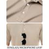imageTACVASEN Mens Golf Shirt Dry Fit Mens Polo Shirts Short Sleeve Performance Golf Polos for Men with Collar Work Shirts10khaki