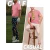 imageTACVASEN Mens Golf Shirt Dry Fit Mens Polo Shirts Short Sleeve Performance Golf Polos for Men with Collar Work Shirts12grey Pink