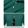 imageTACVASEN Mens Golf Shirt Dry Fit Mens Polo Shirts Short Sleeve Performance Golf Polos for Men with Collar Work Shirts14emerald Green