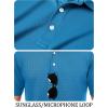 imageTACVASEN Mens Golf Shirt Dry Fit Mens Polo Shirts Short Sleeve Performance Golf Polos for Men with Collar Work Shirts18blue Green