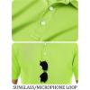 imageTACVASEN Mens Golf Shirt Dry Fit Mens Polo Shirts Short Sleeve Performance Golf Polos for Men with Collar Work Shirts19yellow Green