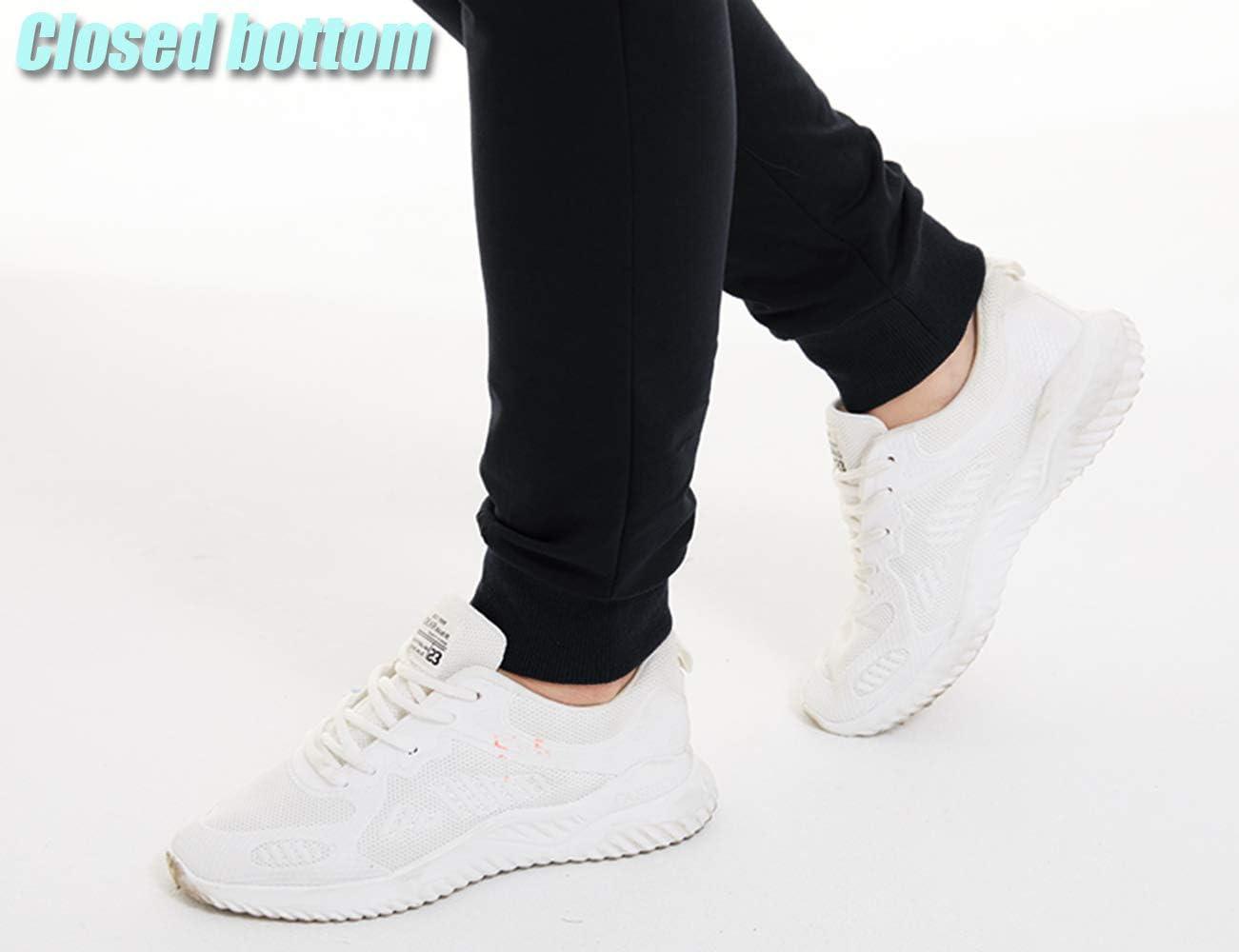 imageTACVASEN Womens Athletic Pants Breathable Yoga Sweatpants Gym Workout Sportwear Black S