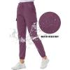 imageTACVASEN Running Pants for Women Lightweight Cooling Active Daily Pant Purple Red S