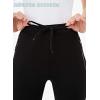 imageTACVASEN Womens Athletic Pants Breathable Yoga Sweatpants Gym Workout Sportwear Black S