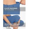 imageTACVASEN Womens Cargo Capris Hiking Pants Lightweight Quick Dry Travel Long Shorts Golf Casual Summer Zipper PocketsBlue Grey