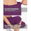 imageTACVASEN Womens Cargo Capris Hiking Pants Lightweight Quick Dry Travel Long Shorts Golf Casual Summer Zipper PocketsPurple Red