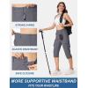 imageTACVASEN Womens Cargo Capris Lightweight Hiking Capri Pants with Pockets Water Resistant Summer Travel Outdoor CasualDark Grey