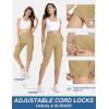 imageTACVASEN Womens Cargo Capris Lightweight Hiking Capri Pants with Pockets Water Resistant Summer Travel Outdoor CasualKhaki