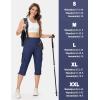 imageTACVASEN Womens Cargo Capris Lightweight Hiking Capri Pants with Pockets Water Resistant Summer Travel Outdoor CasualNavy