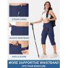 imageTACVASEN Womens Cargo Capris Lightweight Hiking Capri Pants with Pockets Water Resistant Summer Travel Outdoor CasualNavy