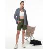imageTACVASEN Womens Hiking Shorts Quick Dry Lightweight 8quot Water Resistant Athletic Shorts with Pockets Outdoor Golf ActiveArmy Green