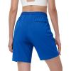 imageTACVASEN Womens Hiking Shorts Quick Dry Lightweight 8quot Water Resistant Athletic Shorts with Pockets Outdoor Golf ActiveBlue