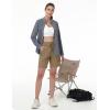 imageTACVASEN Womens Hiking Shorts Quick Dry Lightweight 8quot Water Resistant Athletic Shorts with Pockets Outdoor Golf ActiveKhaki
