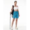 imageTACVASEN Womens Hiking Shorts Quick Dry Lightweight 8quot Water Resistant Athletic Shorts with Pockets Outdoor Golf ActiveLake Blue