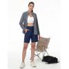 imageTACVASEN Womens Hiking Shorts Quick Dry Lightweight 8quot Water Resistant Athletic Shorts with Pockets Outdoor Golf ActiveNavy