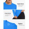 imageTACVASEN Womens Long Sleeve Rash Guard UPF 50 UV Sun Shirts Quick Dry Swim Shirt Hiking TopsAzure