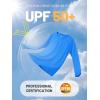 imageTACVASEN Womens Long Sleeve Rash Guard UPF 50 UV Sun Shirts Quick Dry Swim Shirt Hiking TopsAzure