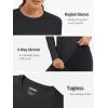 imageTACVASEN Womens Long Sleeve Rash Guard UPF 50 UV Sun Shirts Quick Dry Swim Shirt Hiking TopsBlack