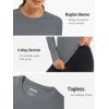 imageTACVASEN Womens Long Sleeve Rash Guard UPF 50 UV Sun Shirts Quick Dry Swim Shirt Hiking TopsDark Grey
