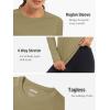 imageTACVASEN Womens Long Sleeve Rash Guard UPF 50 UV Sun Shirts Quick Dry Swim Shirt Hiking TopsDgreen