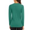 imageTACVASEN Womens Long Sleeve Rash Guard UPF 50 UV Sun Shirts Quick Dry Swim Shirt Hiking TopsEgreen