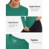 imageTACVASEN Womens Long Sleeve Rash Guard UPF 50 UV Sun Shirts Quick Dry Swim Shirt Hiking TopsEgreen