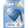 imageTACVASEN Womens Long Sleeve Rash Guard UPF 50 UV Sun Shirts Quick Dry Swim Shirt Hiking TopsGrey Blue