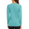 imageTACVASEN Womens Long Sleeve Rash Guard UPF 50 UV Sun Shirts Quick Dry Swim Shirt Hiking TopsGrey Green