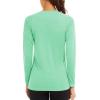 imageTACVASEN Womens Long Sleeve Rash Guard UPF 50 UV Sun Shirts Quick Dry Swim Shirt Hiking TopsMint Green