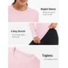 imageTACVASEN Womens Long Sleeve Rash Guard UPF 50 UV Sun Shirts Quick Dry Swim Shirt Hiking TopsPink