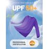 imageTACVASEN Womens Long Sleeve Rash Guard UPF 50 UV Sun Shirts Quick Dry Swim Shirt Hiking TopsPurple