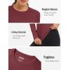 imageTACVASEN Womens Long Sleeve Rash Guard UPF 50 UV Sun Shirts Quick Dry Swim Shirt Hiking TopsWine Red