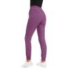 imageTACVASEN Womens Running Pants with Drawstring Breathable Gym Workout Trousers Purple M