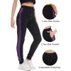 imageTACVASEN Womens Sport Pants Outdoor Jogger Cotton Running Sweatpants Elastic Waist Black Purple 32