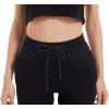 imageTACVASEN Womens Sport Pants Outdoor Jogger Cotton Running Sweatpants Elastic Waist Black Purple 32