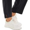 imageTACVASEN Womens Yoga Pants Cotton Linen Loose Fit Lounge Walking Pants Summer with 4 Pockets Black S