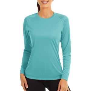 imageTACVASEN Womens Long Sleeve Rash Guard UPF 50 UV Sun Shirts Quick Dry Swim Shirt Hiking TopsGrey Green