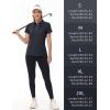 imageTACVASEN Polo Shirts for Women Short Sleeve Golf Shirts 4Button Quick Dry Workout Tops Collared for Work Running TennisBlack