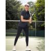 imageTACVASEN Polo Shirts for Women Short Sleeve Golf Shirts 4Button Quick Dry Workout Tops Collared for Work Running TennisBlack