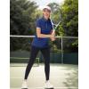 imageTACVASEN Polo Shirts for Women Short Sleeve Golf Shirts 4Button Quick Dry Workout Tops Collared for Work Running TennisDark Blue