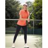 imageTACVASEN Polo Shirts for Women Short Sleeve Golf Shirts 4Button Quick Dry Workout Tops Collared for Work Running TennisOrange
