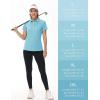 imageTACVASEN Polo Shirts for Women Short Sleeve Golf Shirts 4Button Quick Dry Workout Tops Collared for Work Running TennisWater Blue