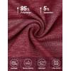 imageTACVASEN Polo Shirts for Women Short Sleeve Golf Shirts 4Button Quick Dry Workout Tops Collared for Work Running TennisWine Red