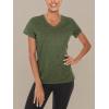 imageTACVASEN Womens Short Sleeve Running Shirts Lightweight Quick Dry TShirts Outdoor Hiking TopsArmy Green