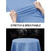imageTACVASEN Womens Short Sleeve Running Shirts Lightweight Quick Dry TShirts Outdoor Hiking TopsLight Blue
