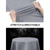 imageTACVASEN Womens Short Sleeve Running Shirts Lightweight Quick Dry TShirts Outdoor Hiking TopsLight Gray