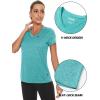 imageTACVASEN Womens Short Sleeve Running Shirts Lightweight Quick Dry TShirts Outdoor Hiking TopsLight Green