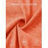 imageTACVASEN Womens Short Sleeve Running Shirts Lightweight Quick Dry TShirts Outdoor Hiking TopsOrange