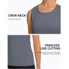 imageTACVASEN Womens UPF 80 Workout Tank Top Sleeveless Quick Dry Sun Protection Hiking Athletic Gym Yoga Running ShirtsDark Grey
